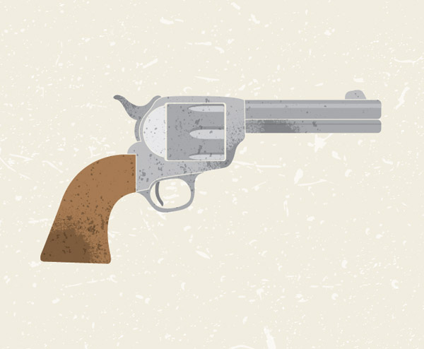 How To Create a Textured Vector Revolver Illustration